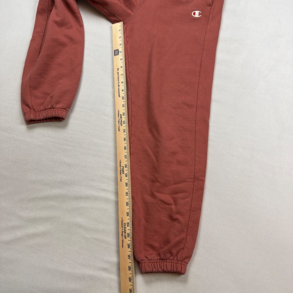 Champion Reverse Weave Joggers Rust Terracotta Fleece Sweatpants GF884 Womens M - Picture 4 of 8